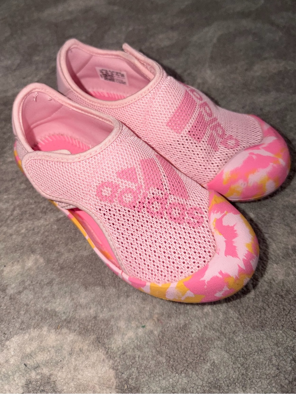 LIKE NEW adidas Kids' Pink Slip-On Water Shoes